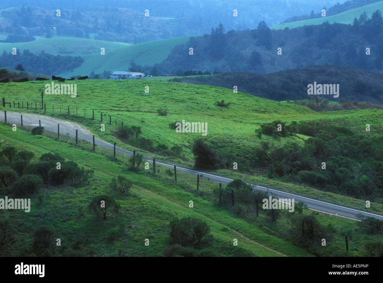 Lush green hills hi-res stock photography and images - Alamy