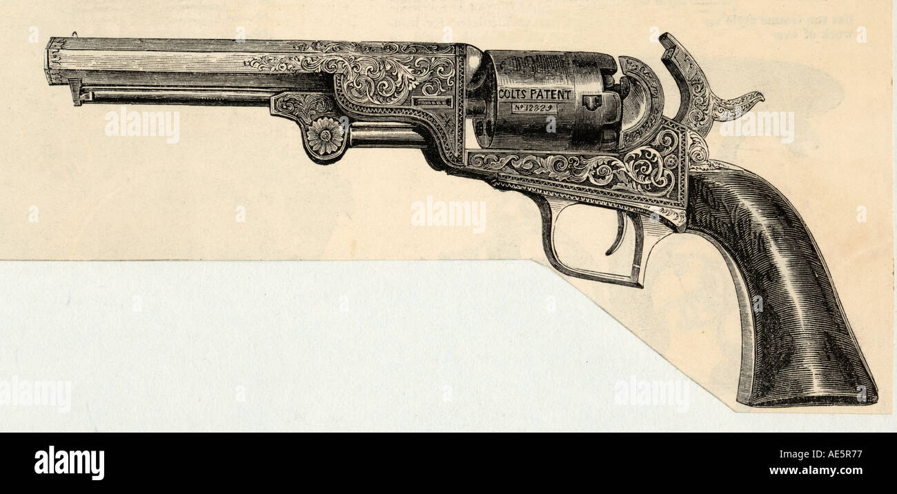 Colt Revolving Pistol Stock Photo Alamy