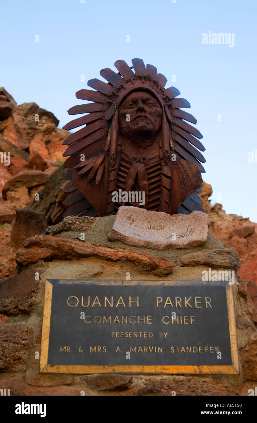 Quanah Parker Sculpture at Palo Duro Canyon State Park Amarillo Texas