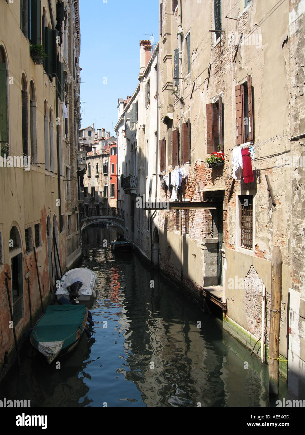 Canal in Venice Italy Stock Photo