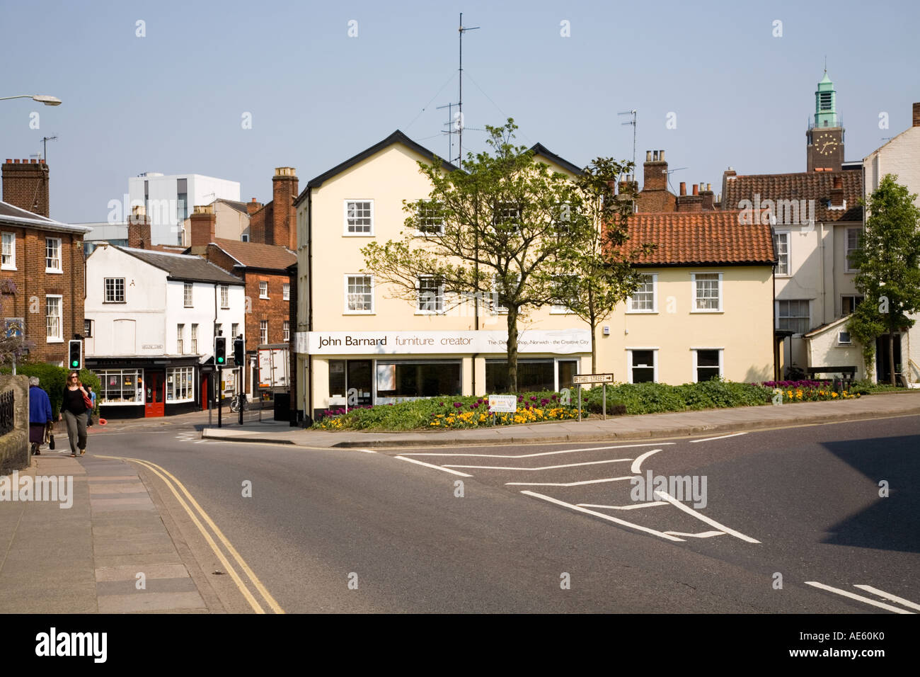 Norwich St Giles Street Stock Photo Alamy
