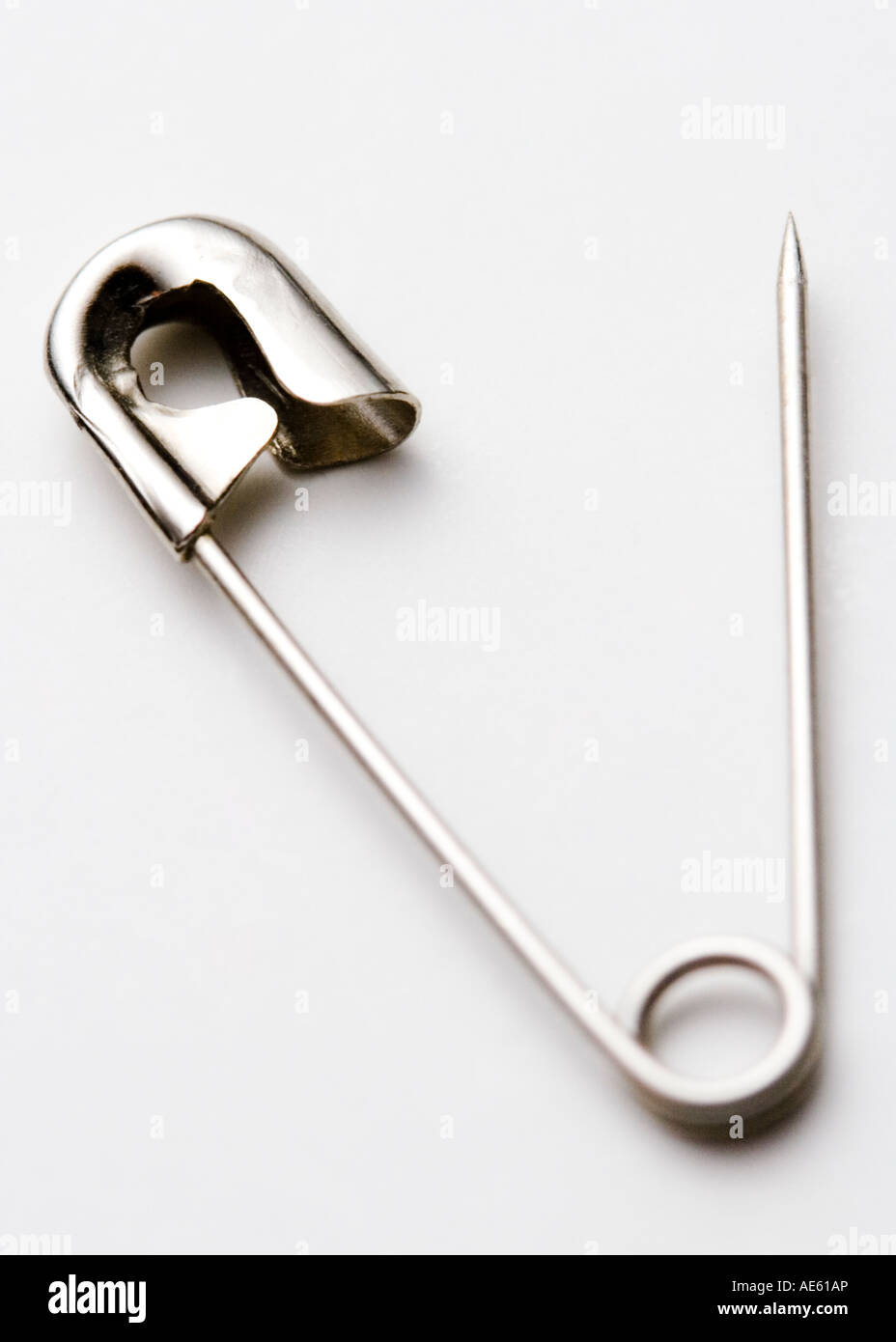 Safety Pin open Stock Photo Alamy