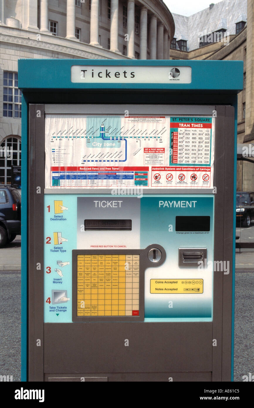 Metrolink Ticket Machine Metrolink Manchester Hi res Stock Photography Metrolink Ticket Machine Metrolink Manchester Hi res Stock Photography