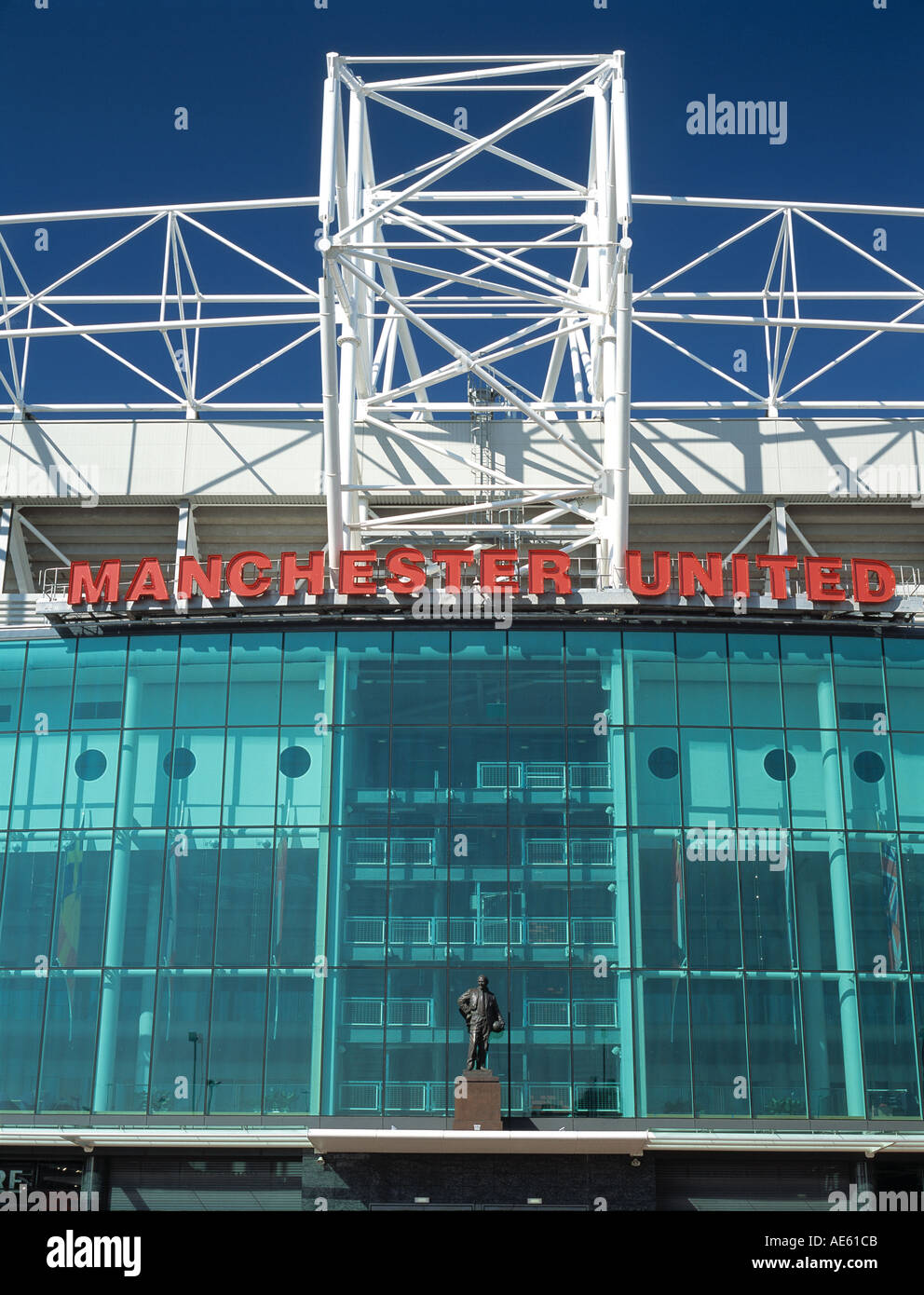 Old Trafford home of Manchester United Football Club Stock Photo Alamy