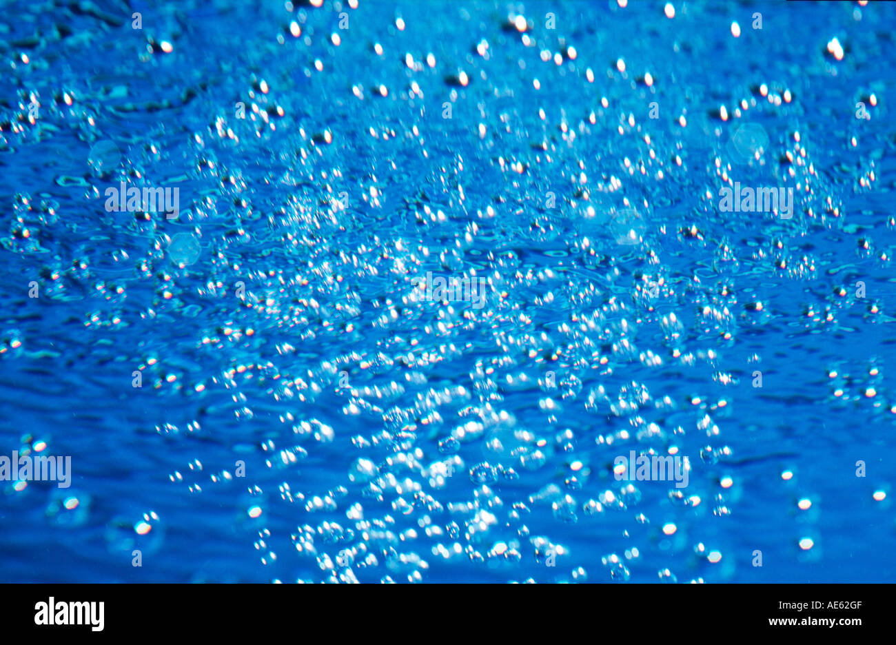 Air bubbles in water Stock Photo Alamy