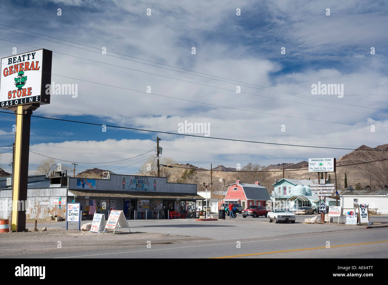 The general store in the small Nevada town of Beatty close to Death