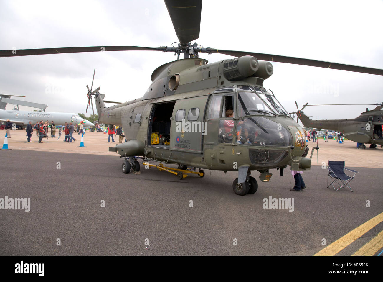 Royal Air Force Aerospatiale SA330 Puma HC1 Stock Photo - Alamy