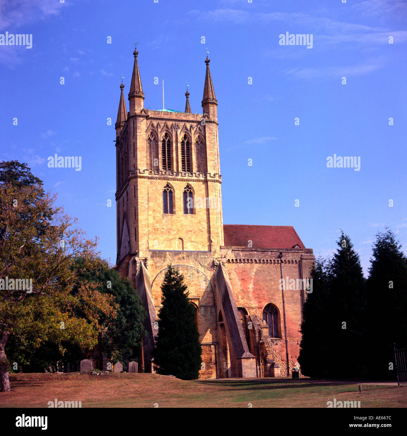 Pershore Abbey Worcestershire England Stock Photo Alamy