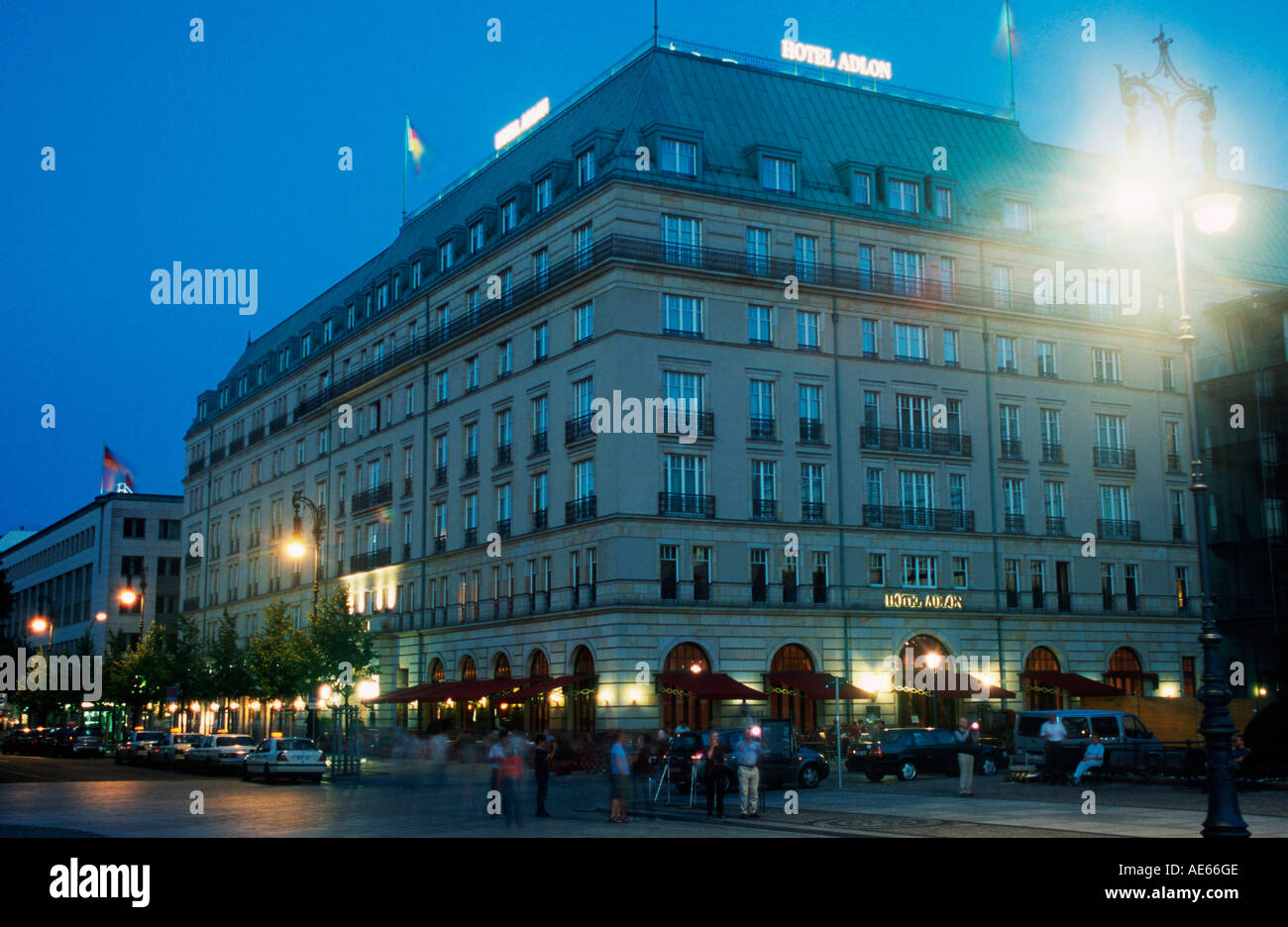 Hotel Adlon, Unter den Linden, Berlin, Germany Stock Photo
