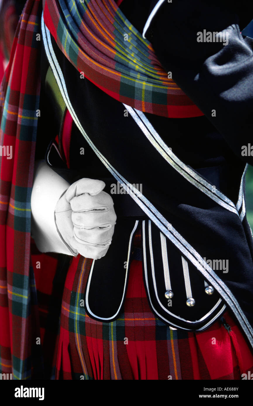 Scottish pipe band drum major hires stock photography and images Alamy