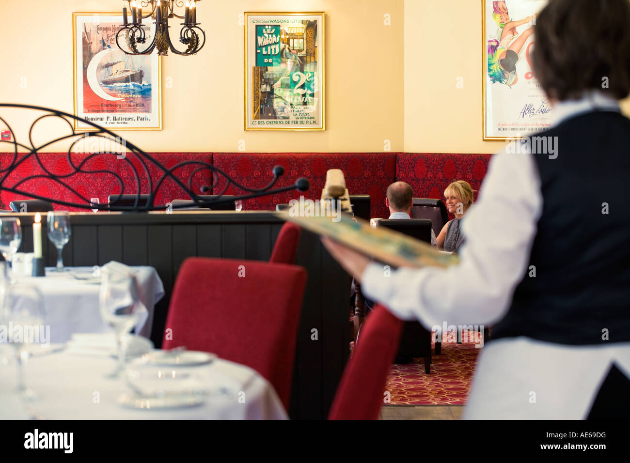 LA BONNE AUBERGE FRENCH RESTAURANT IN EAST KILBRIDE GLASGOW Stock Photo