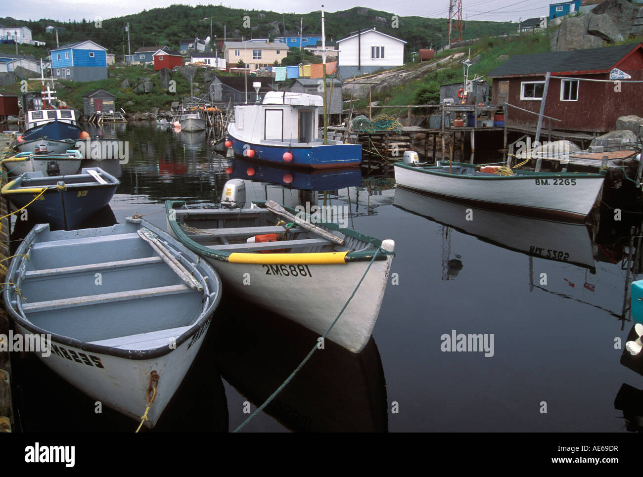 Outport La Poile Bay a small outport town on the southern coast of Newfoundland ...