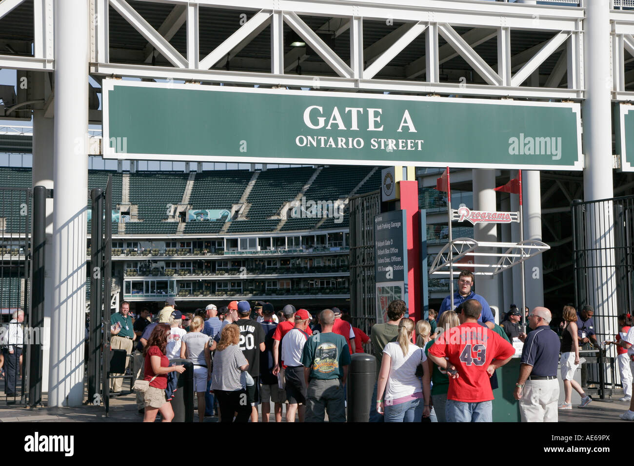 Ohio Cuyahoga County,Cleveland,Jacobs Field,Cleveland Indians baseball