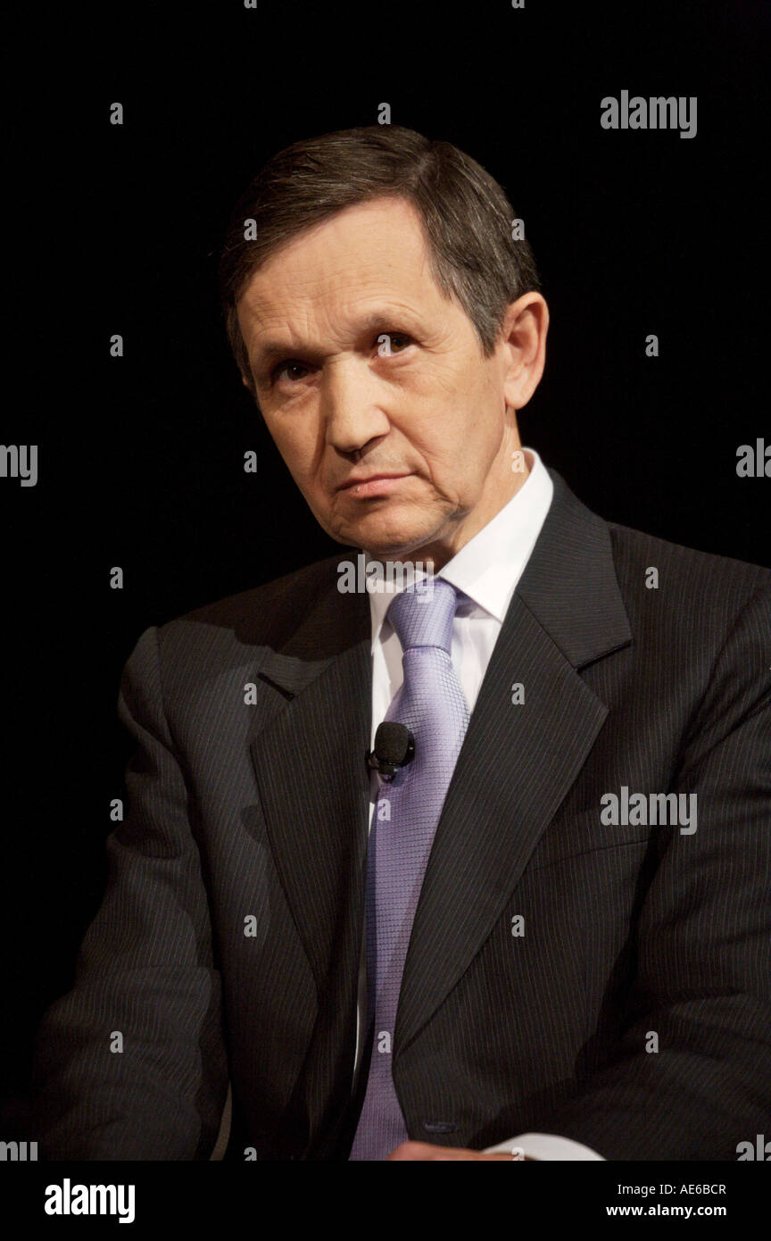 Ohio Congressman Dennis Kucinich at YearlyKos 2007 presidential forum Stock Photo