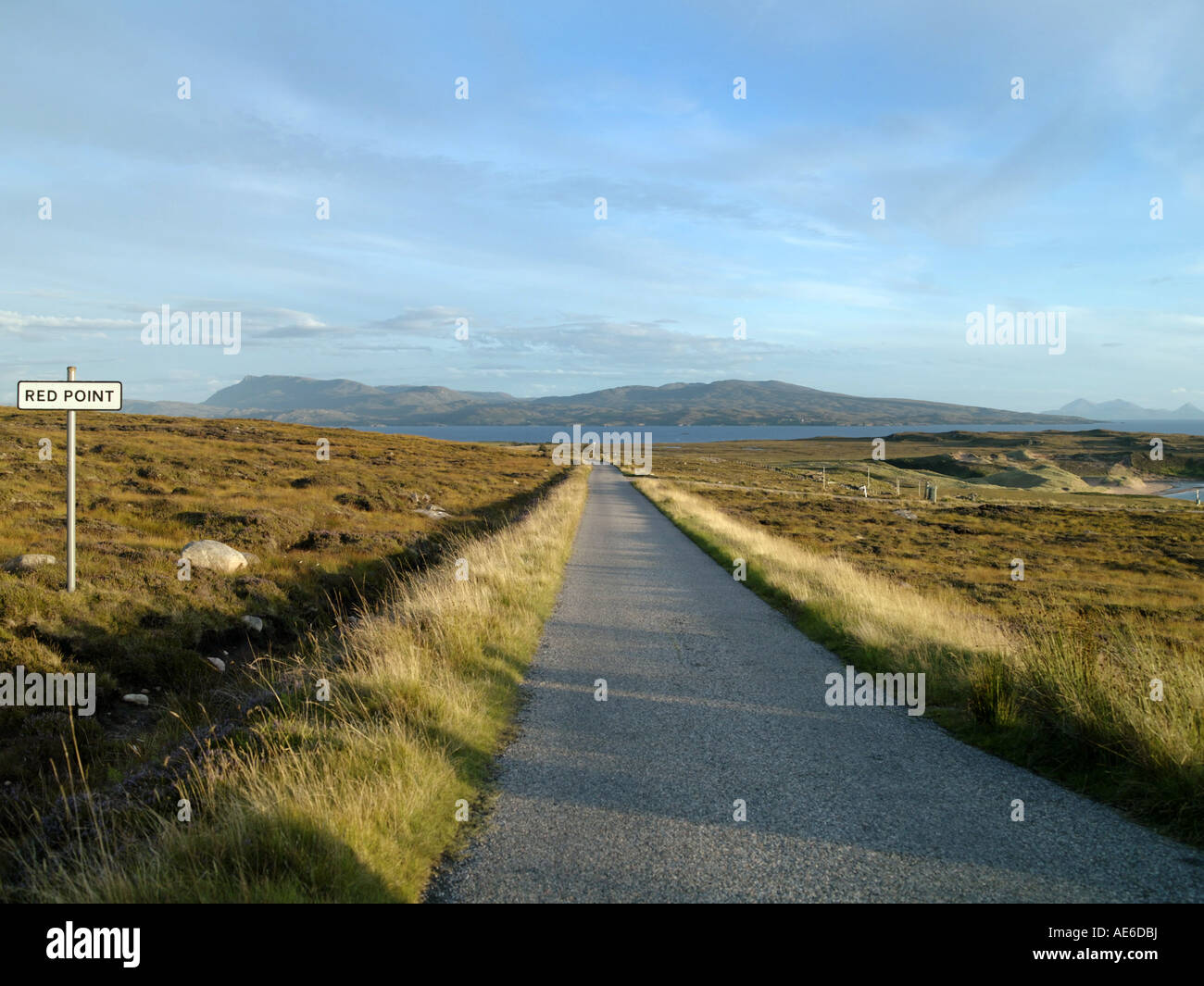 The end of the road, at Red Point nr Gairloch, Wester Ross, Highland