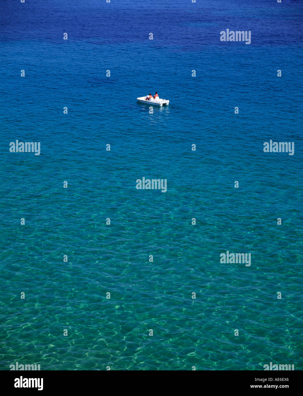 Pedalo boat in sea, Benidorm, Spain Stock Photo Alamy