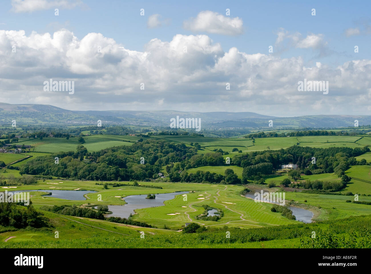 Summer view river usk hi-res stock photography and images - Alamy
