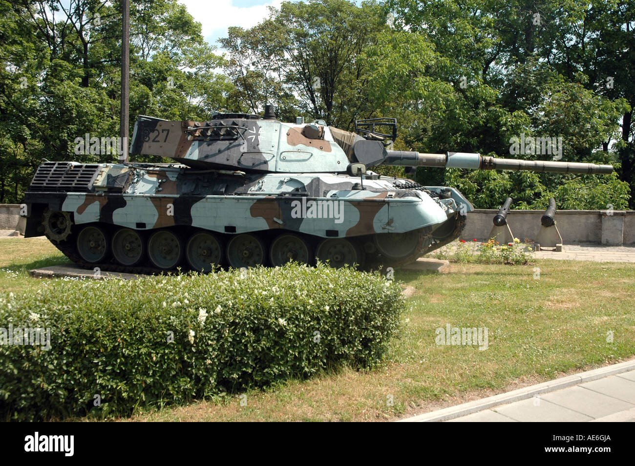 German tank Leopard 1A4 105 mm calibre Stock Photo