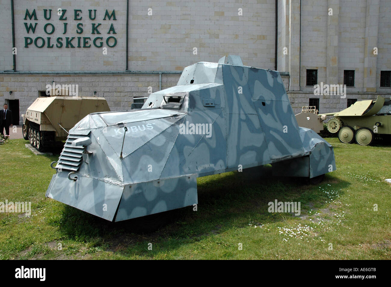 Polish armoured car from Warsaw upraising in 1994 called 'Kubus' Stock Photo