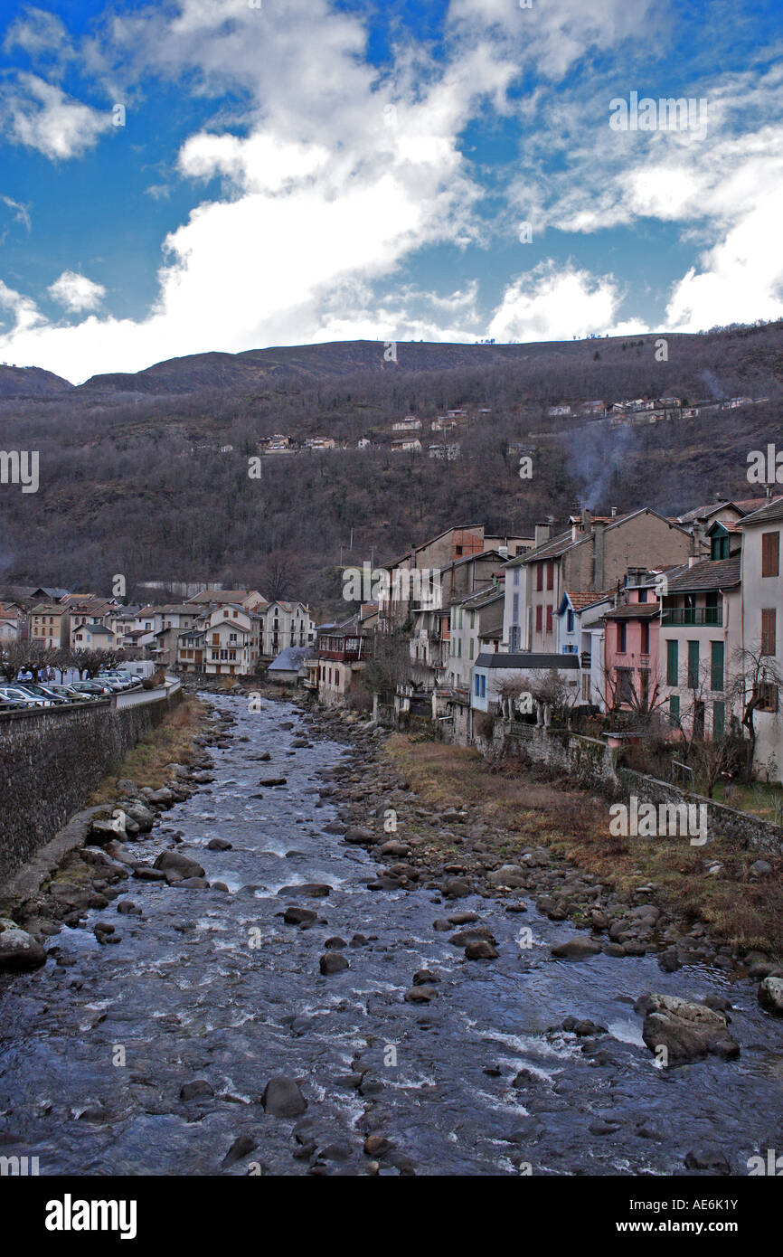 AxLesThermes, Ariège, France Stock Photo Alamy
