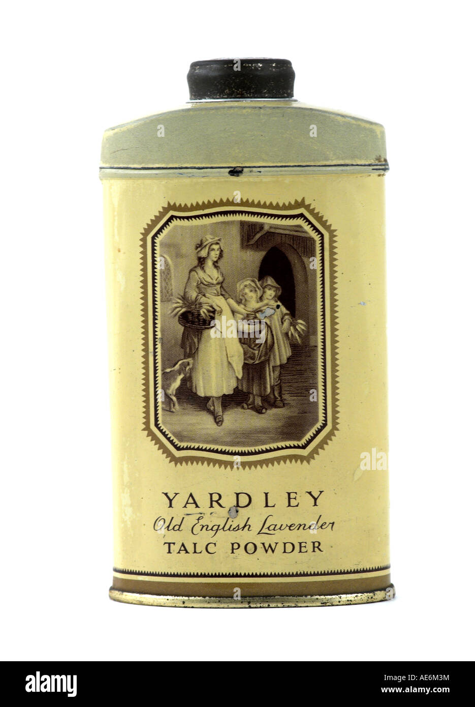 A Yardley old talc powder tin 1930s Editorial Use Only Stock Photo