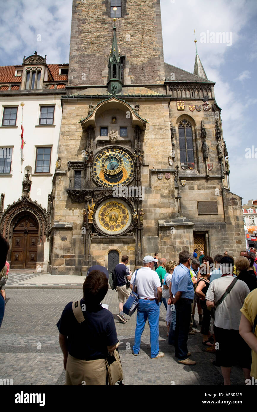 Old Town Hall Tower and Astronomical Clock, Prague Stock Photo - Alamy