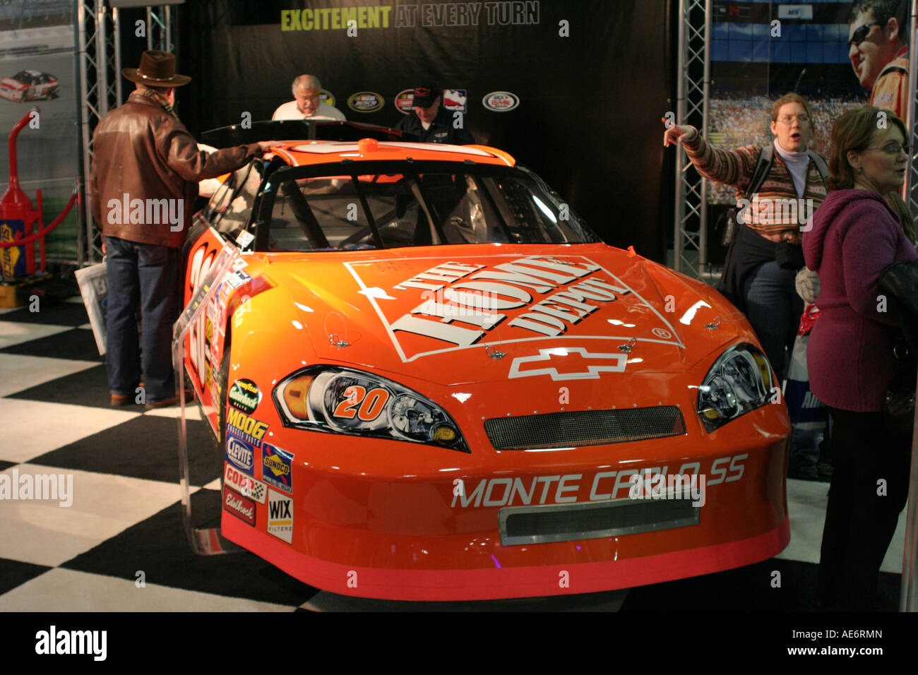 2007 North American International Auto Show Stock Photo