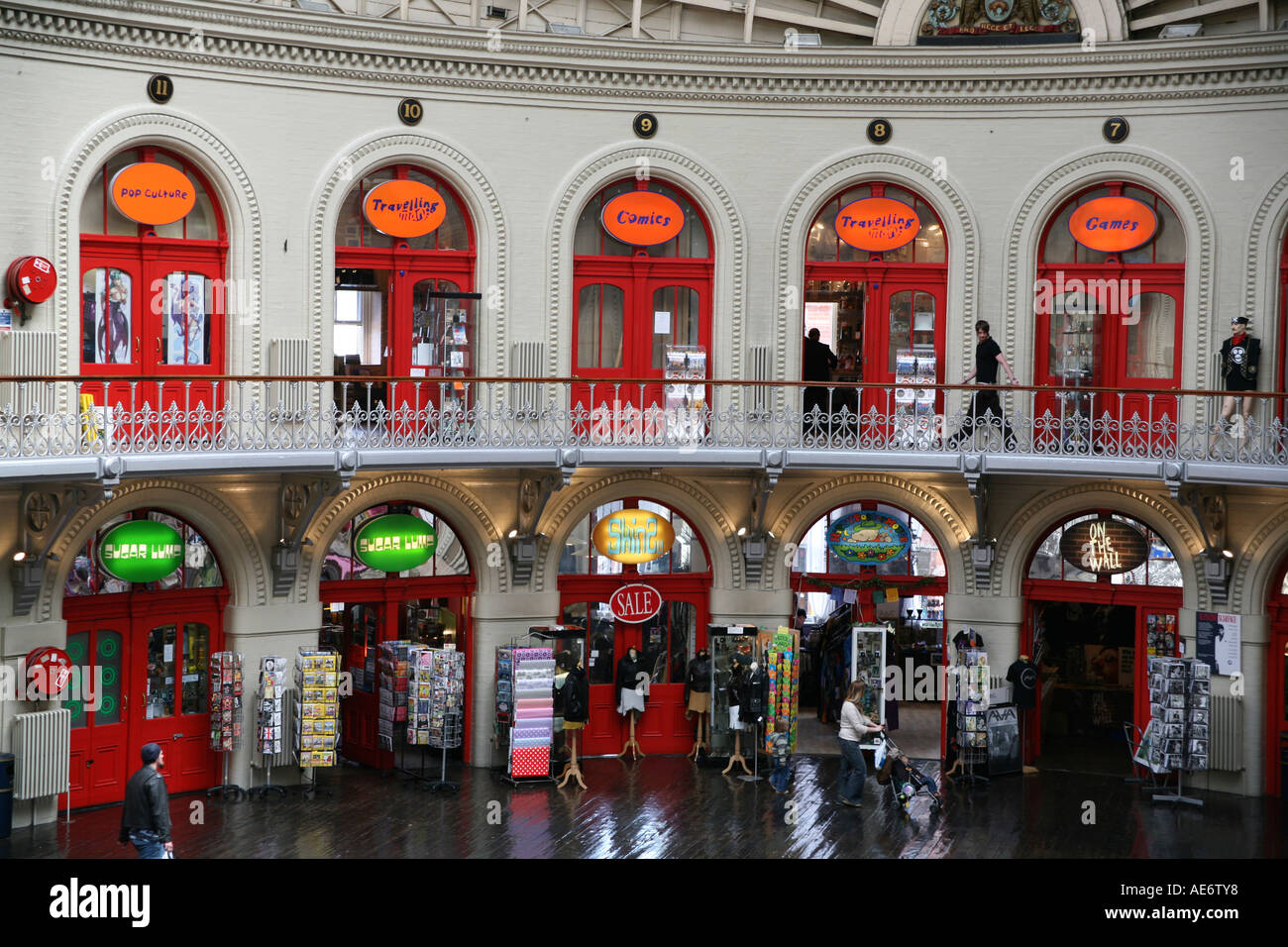The Corn Exchange shopping centre in Leeds, Yorkshire, England Stock