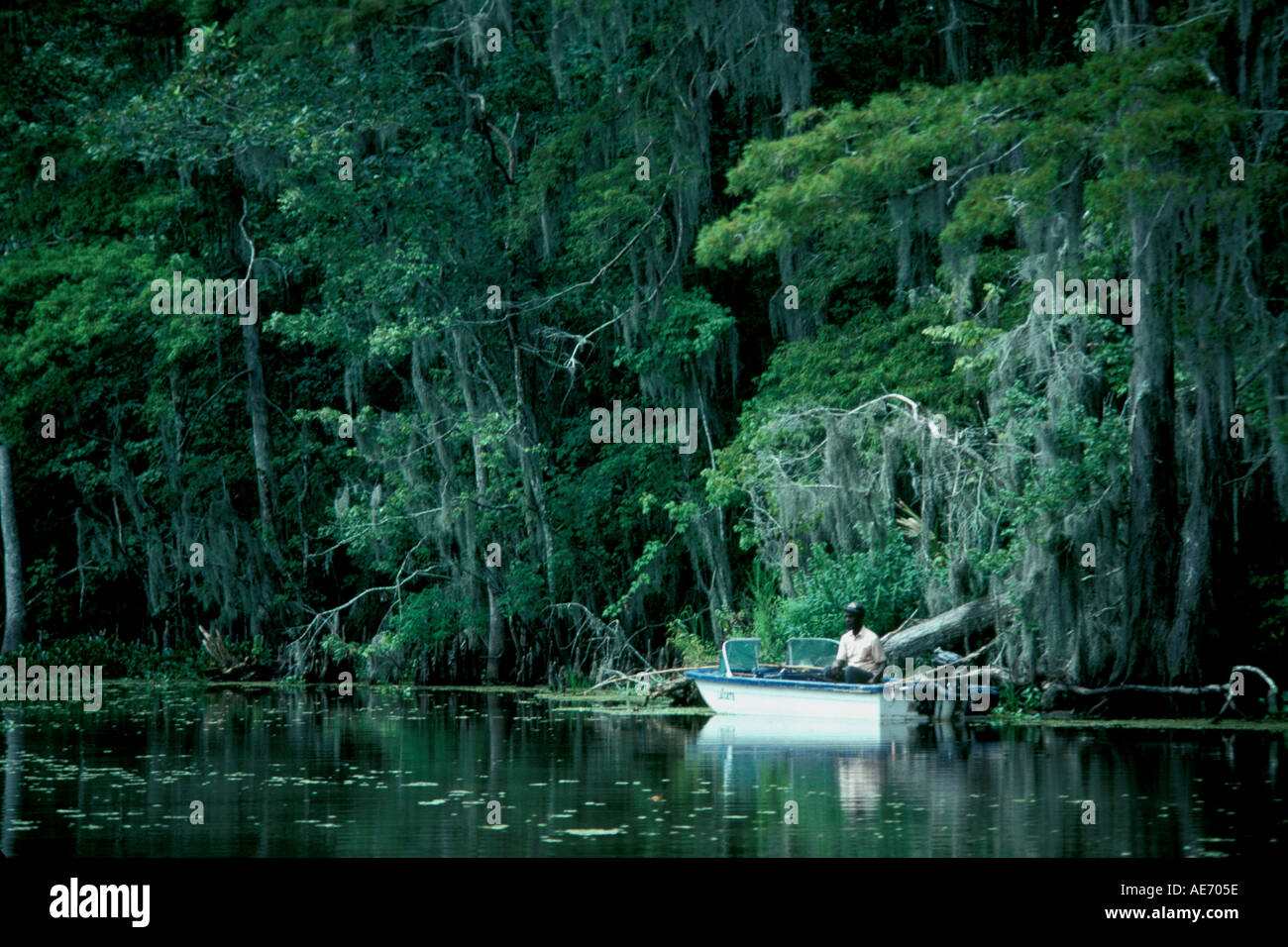 Louisiana bayou boat hi-res stock photography and images - Alamy
