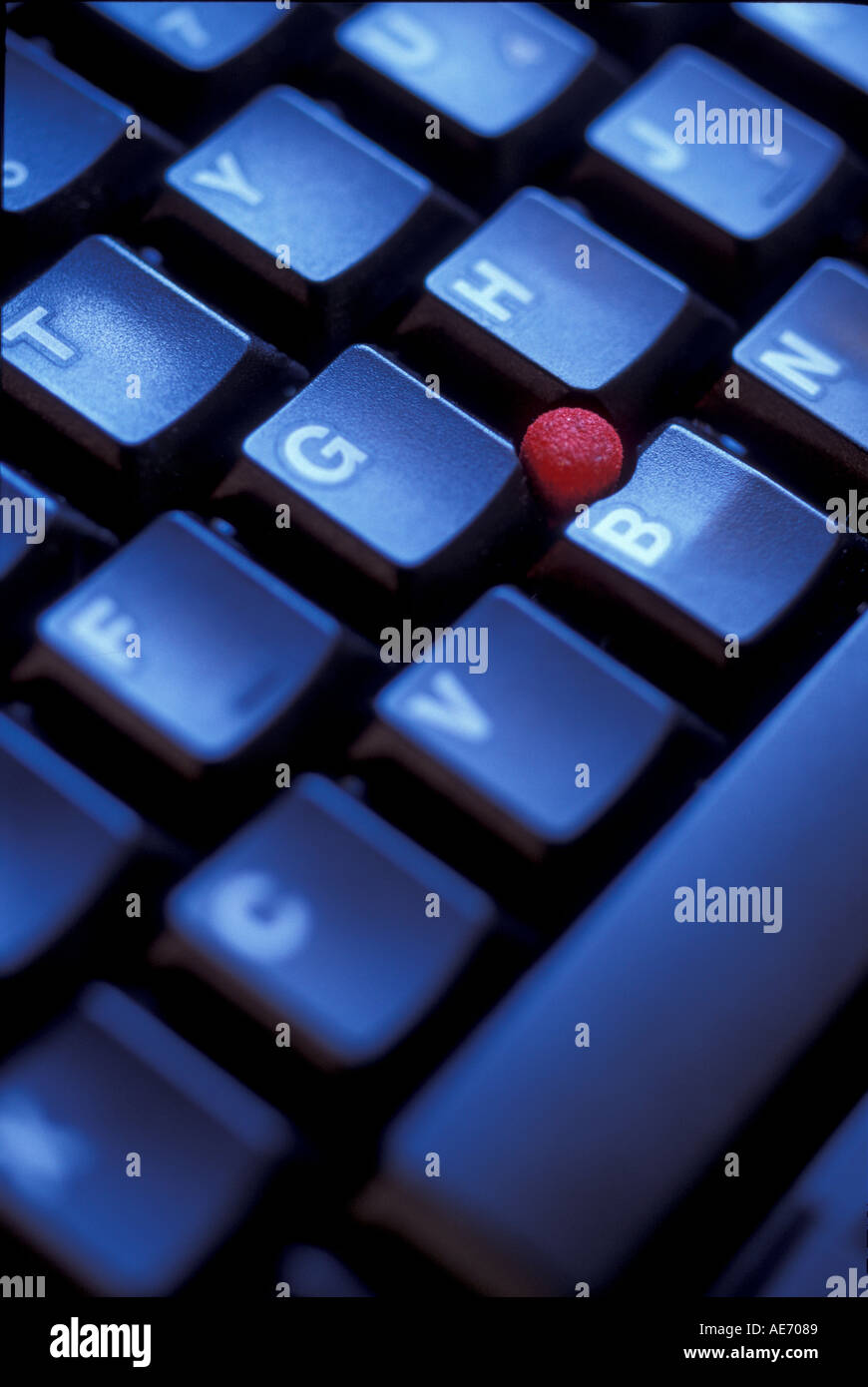 IBM laptop keyboard Stock Photo - Alamy