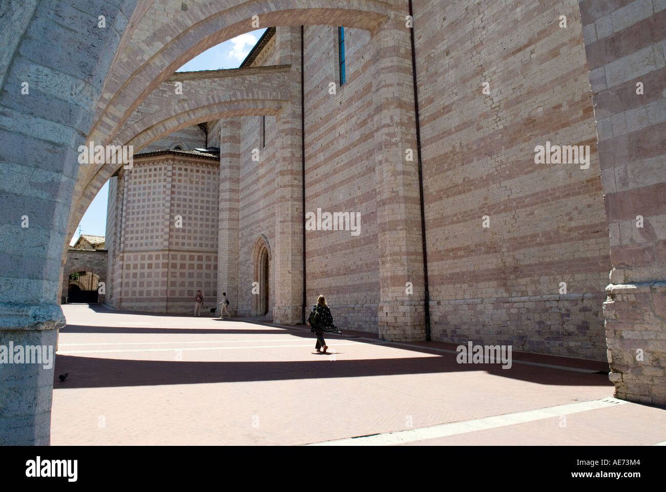 ITALY ASSISI UMBRIA SANTA CHIARA ST CLARE S CHURCH  2006 Stock Photo