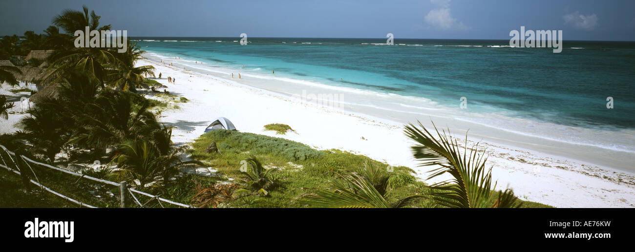 Paisaje Mexicano - Quitana Roo, Tulum Stock Photo