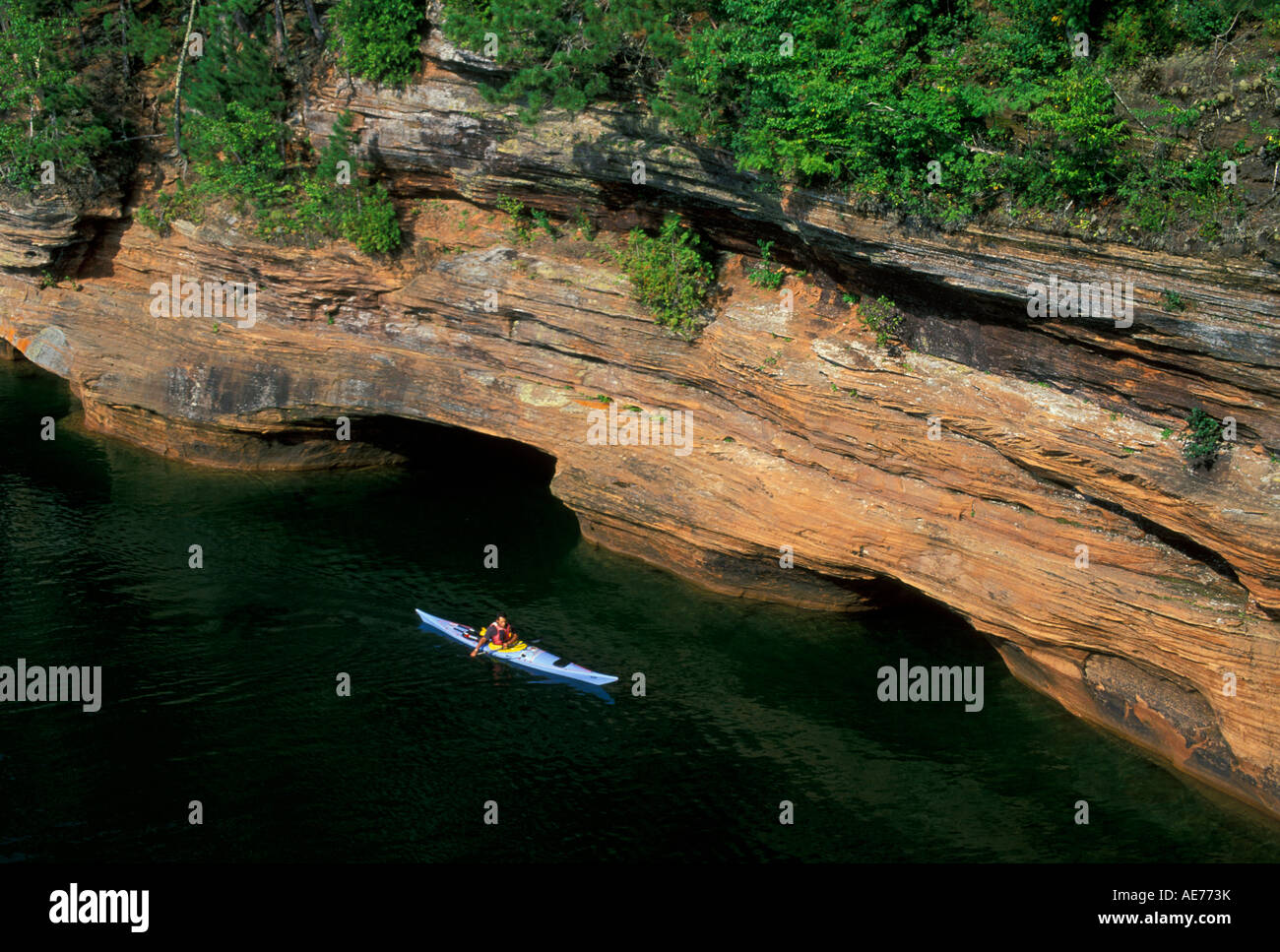 Kayaking Apostle Islands National Lake Shore Lake Superior, Wisconsin