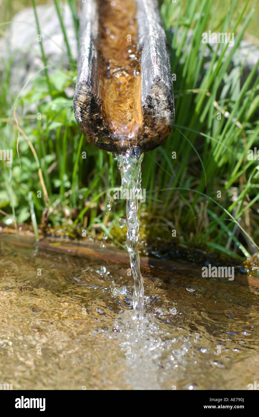 natural source of cold clean water Stock Photo Alamy