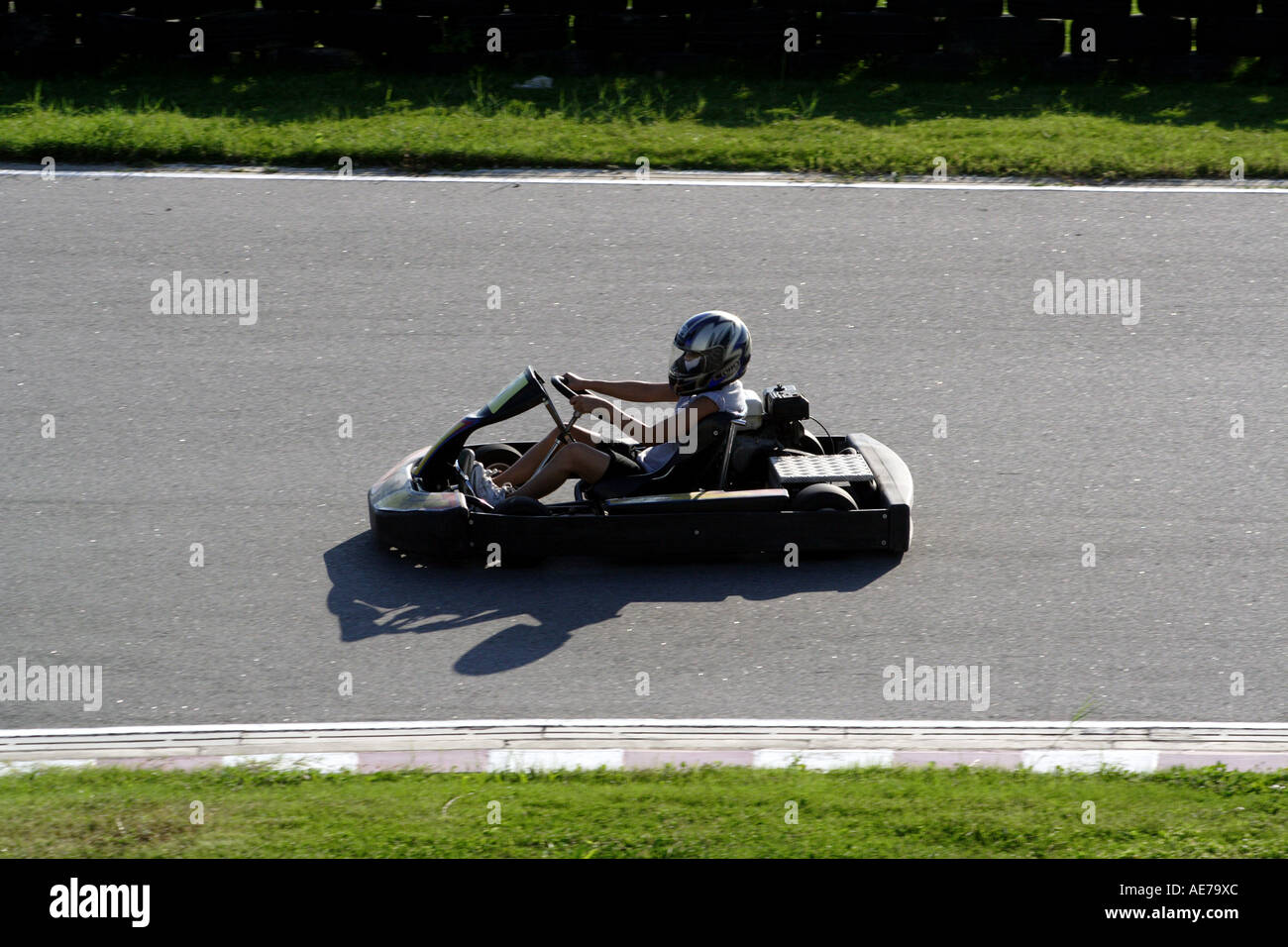Go Karts on a Racetrack in Macau, SAR, China Stock Photo - Alamy