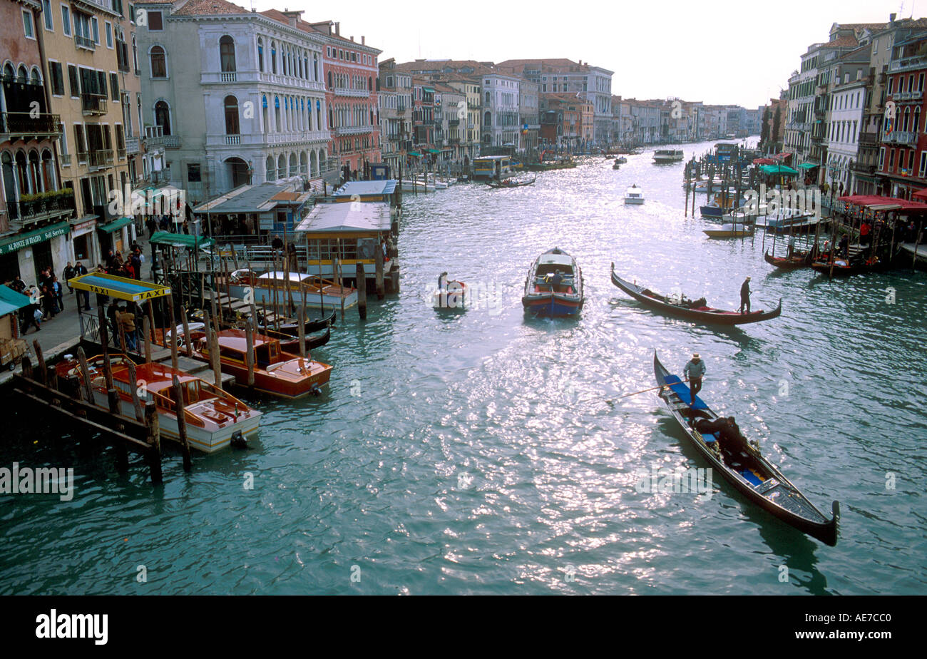 Grand Canal in Venice Italy Stock Photo - Alamy