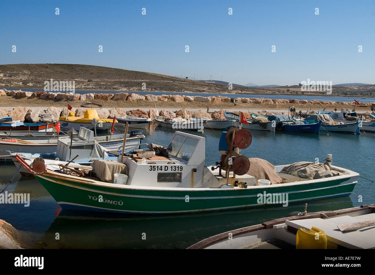 Fishing harbour small boats hi-res stock photography and images - Alamy