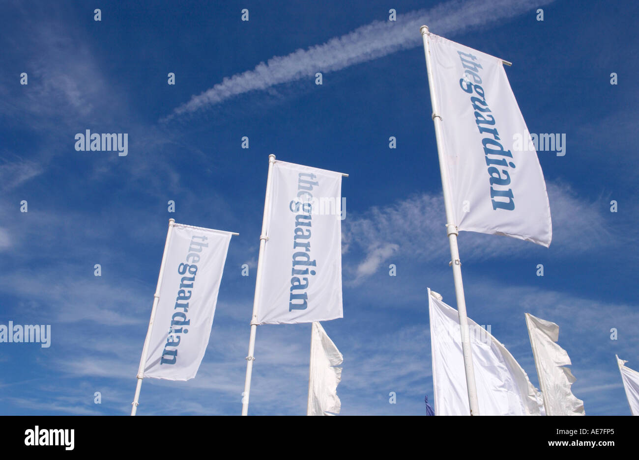 Theguardian Corporate Advertising Banners At The Guardian Hay