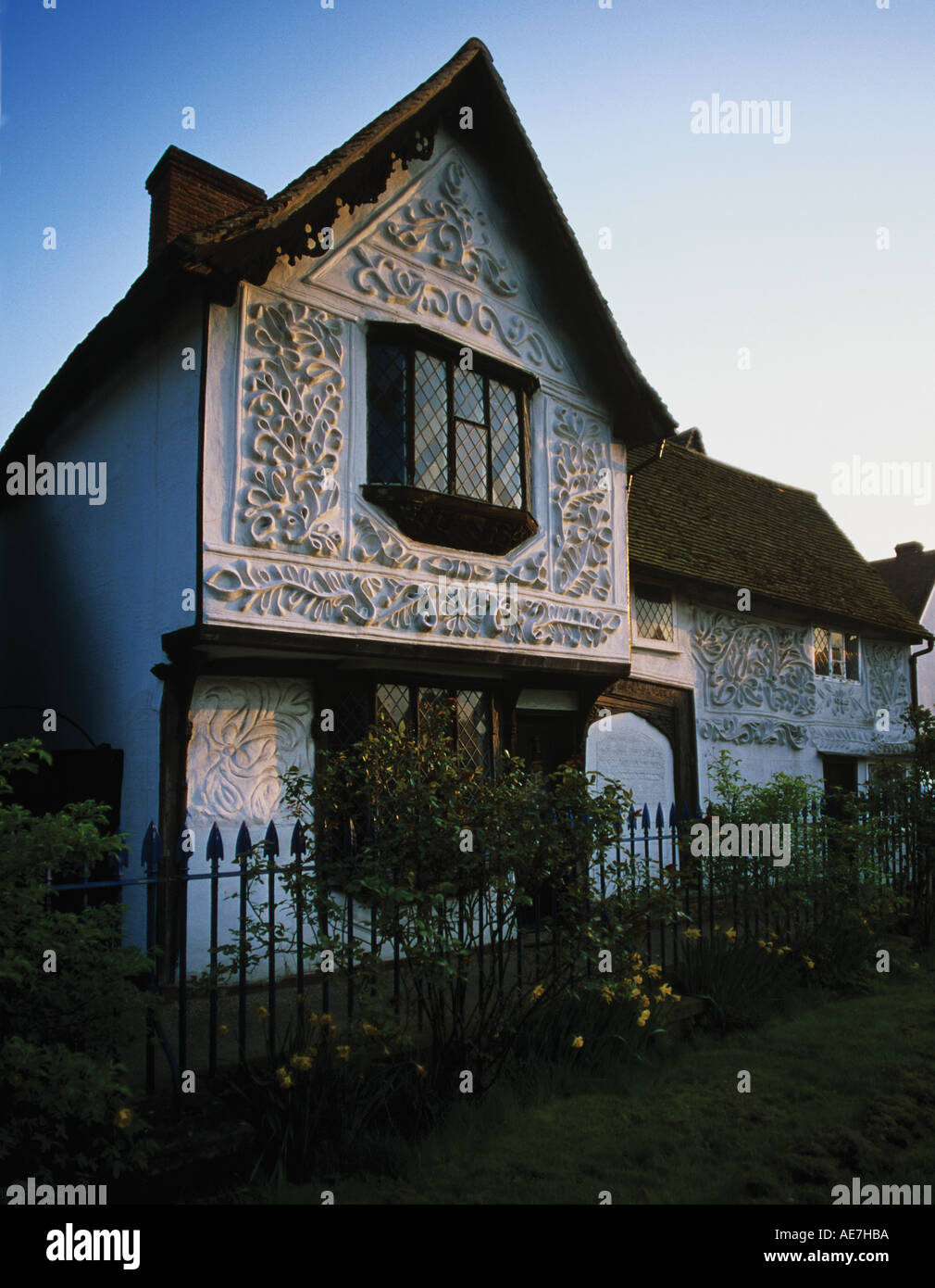 The Priests House built 1471 A fine example of pargetting and Timber