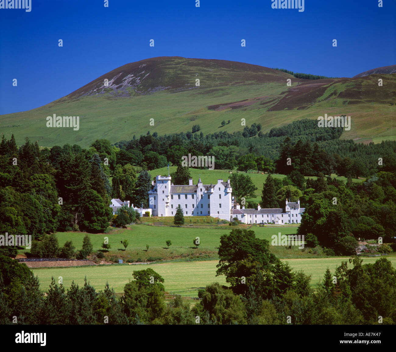 Blair Castle, Blair Atholl, Perth and Kinross, Scotland, UK Stock Photo