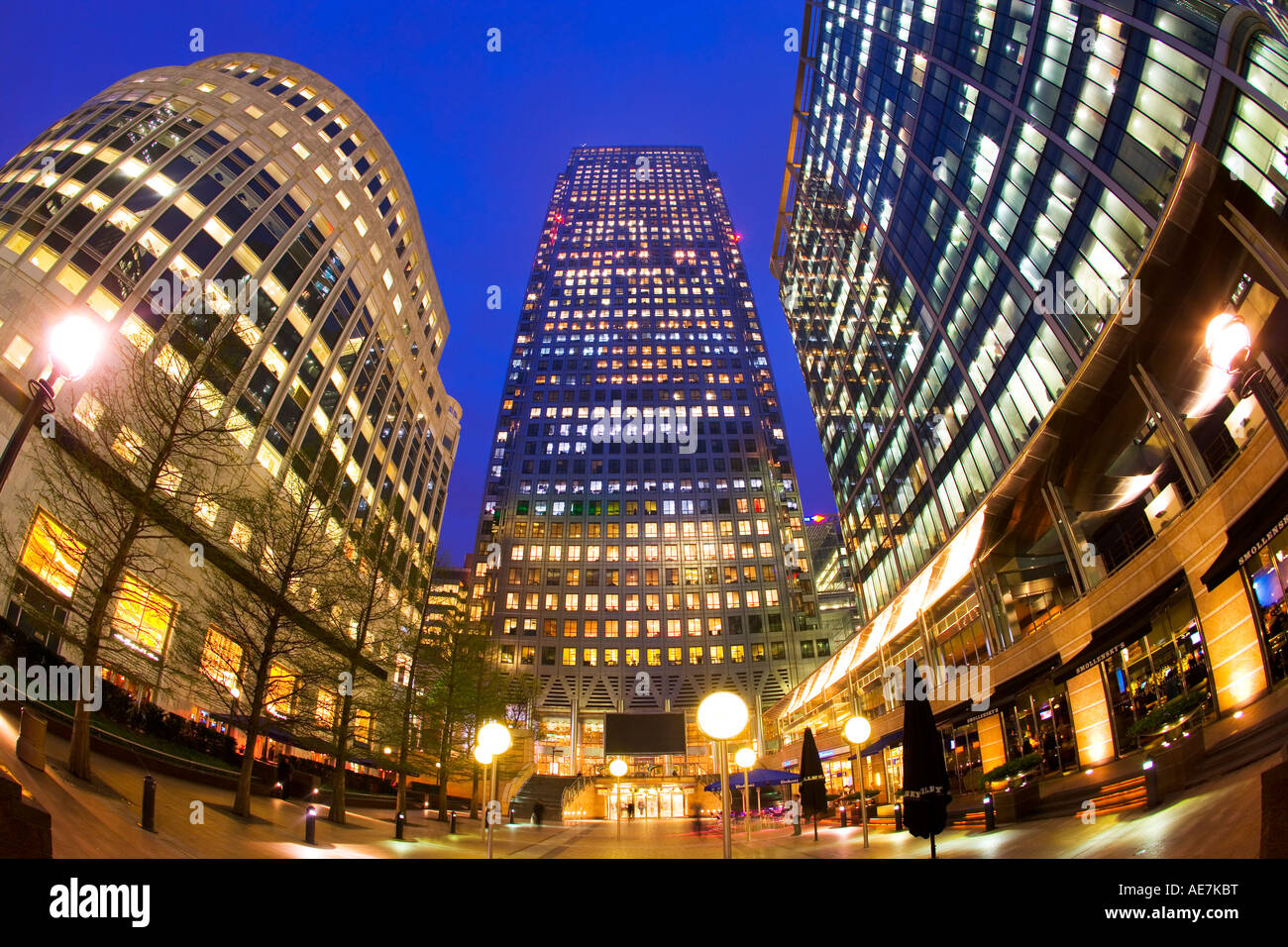 Office Buildings Canary Wharf London Stock Photo - Alamy