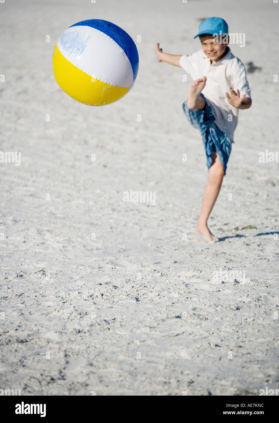 beach ball on the beach