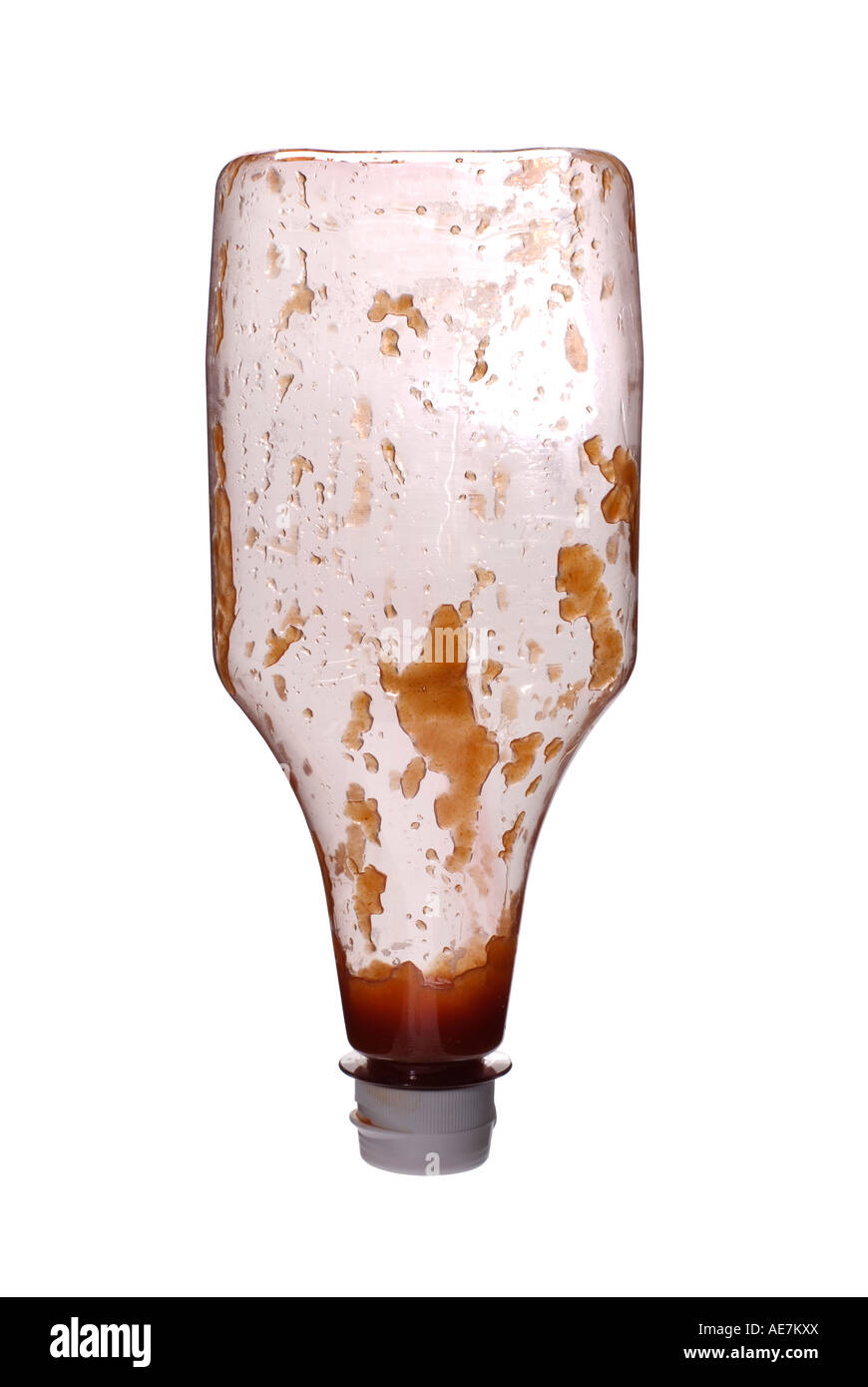 Empty ketchup bottle Stock Photo Alamy