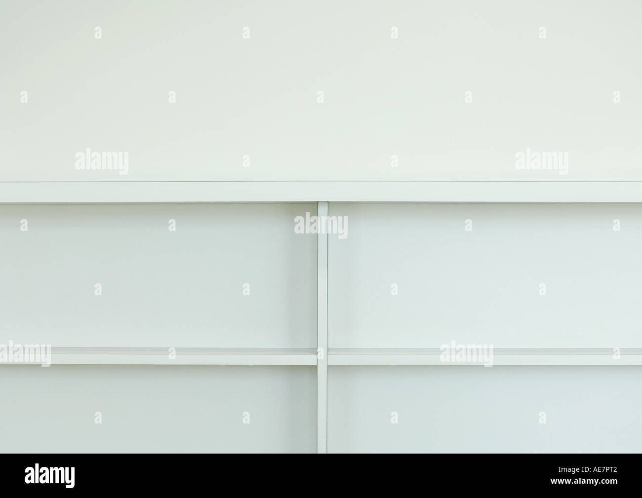 Bookcase, cropped view Stock Photo