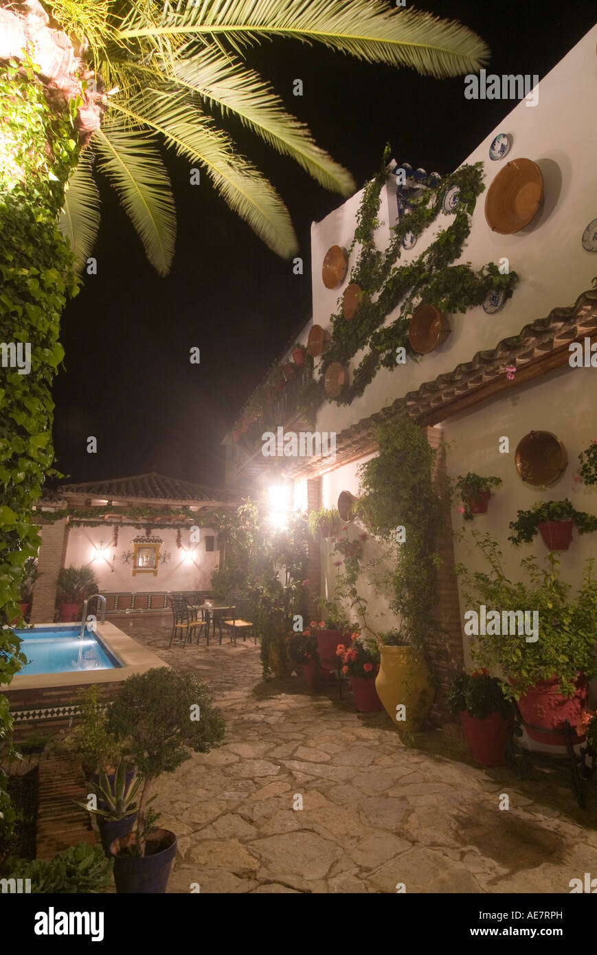 Traditional Anise distillery in Rute, Malaga, Andalusia, Spain to pruduce Anís Stock Photo