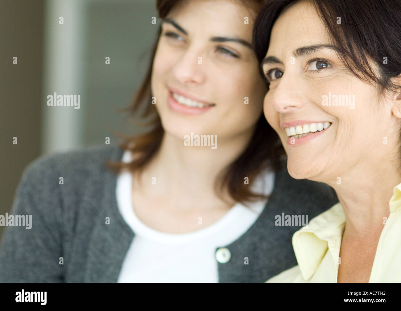 Young woman and mother, portrait Stock Photo - Alamy