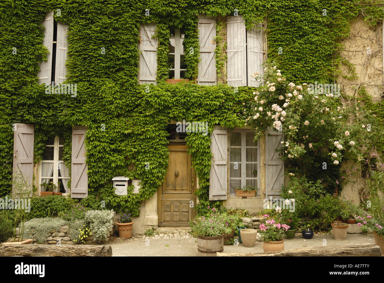 typical village in Provence region, France, Provence, Luberon Stock Photo