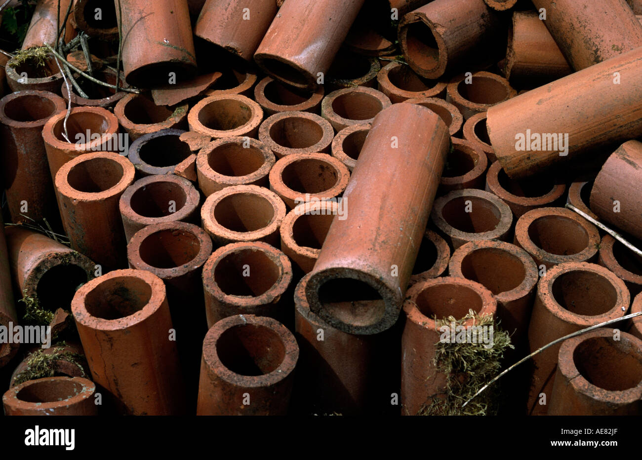Clay pipes Stock Photo Alamy