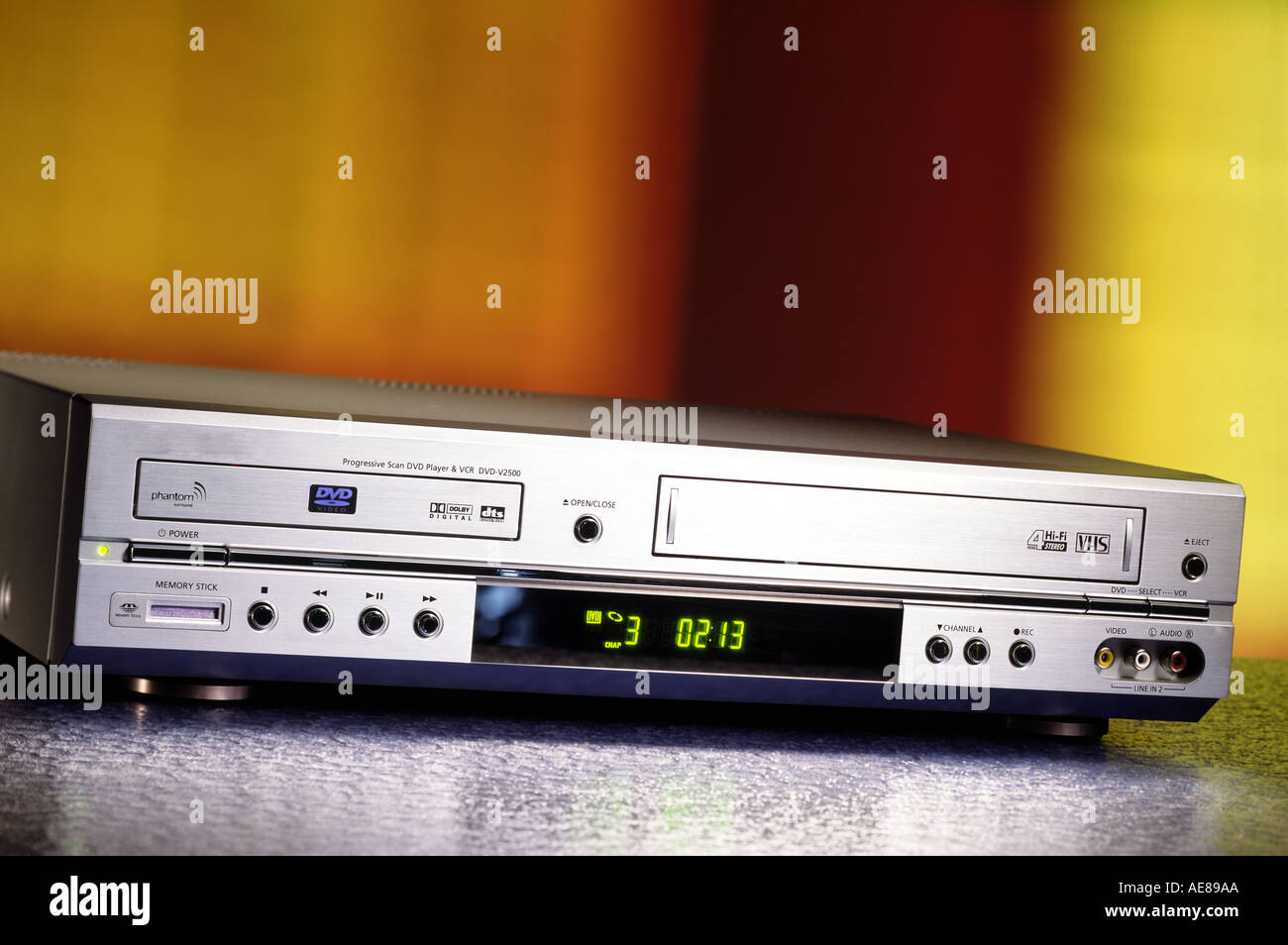 VCR DVD Player Stock Photo