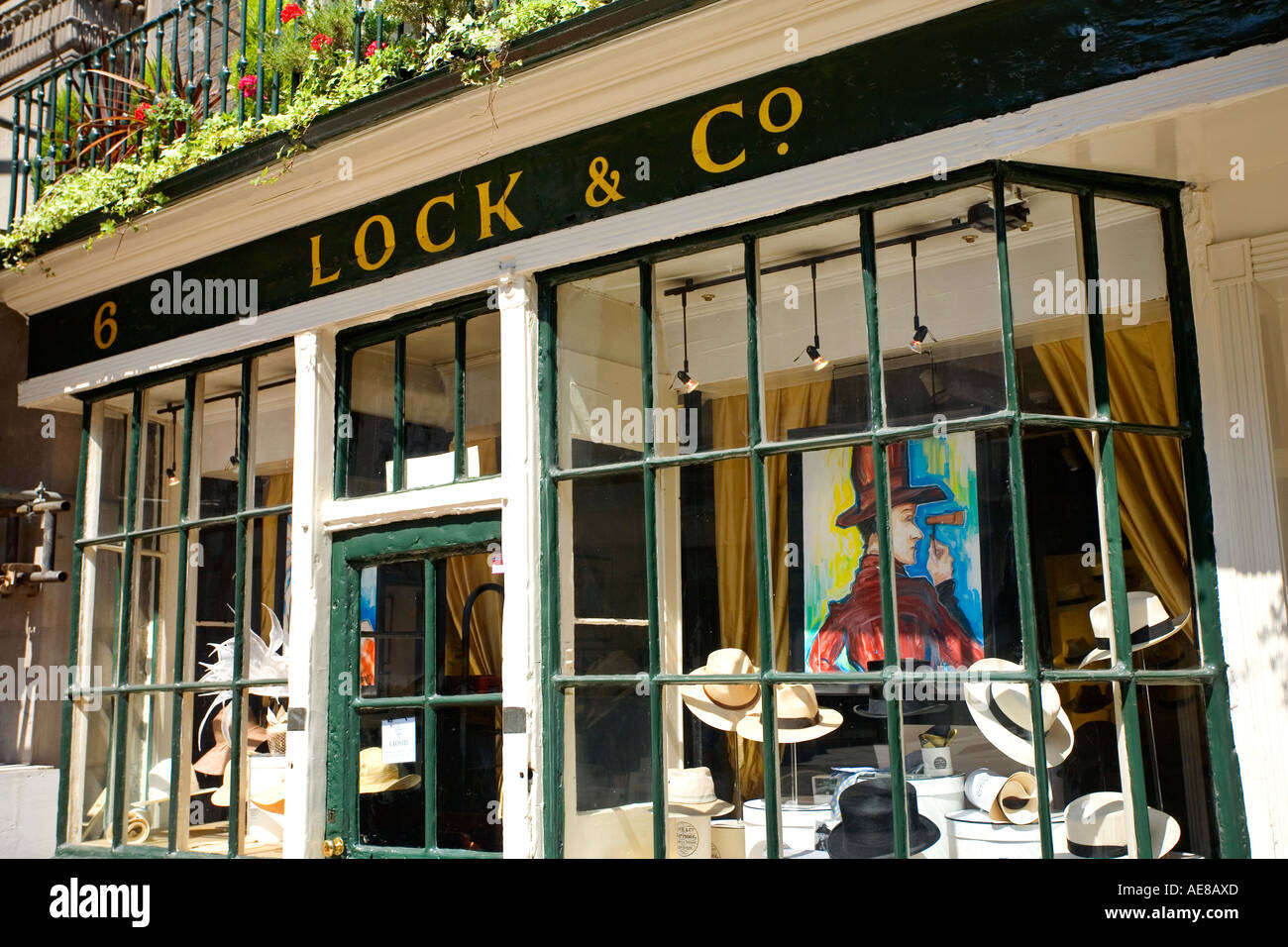 Lock and Co the famous hat makers in London England Stock Photo